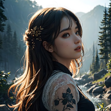 峡谷里,强逆光,迷幻的,8k分辨率,更多细节,更高质量,完美构图,电影级光照